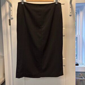 Mario Serrani Women's Midi Pencil Skirt Black Size 8